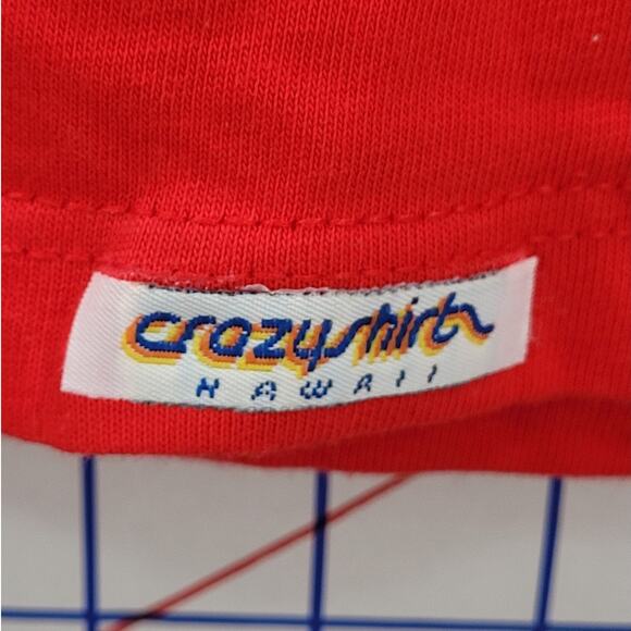 Vintage San Diego Embroidered Tee Crazy Shirts Single Stitch Red 90s Graphic - Picture 11 of 13